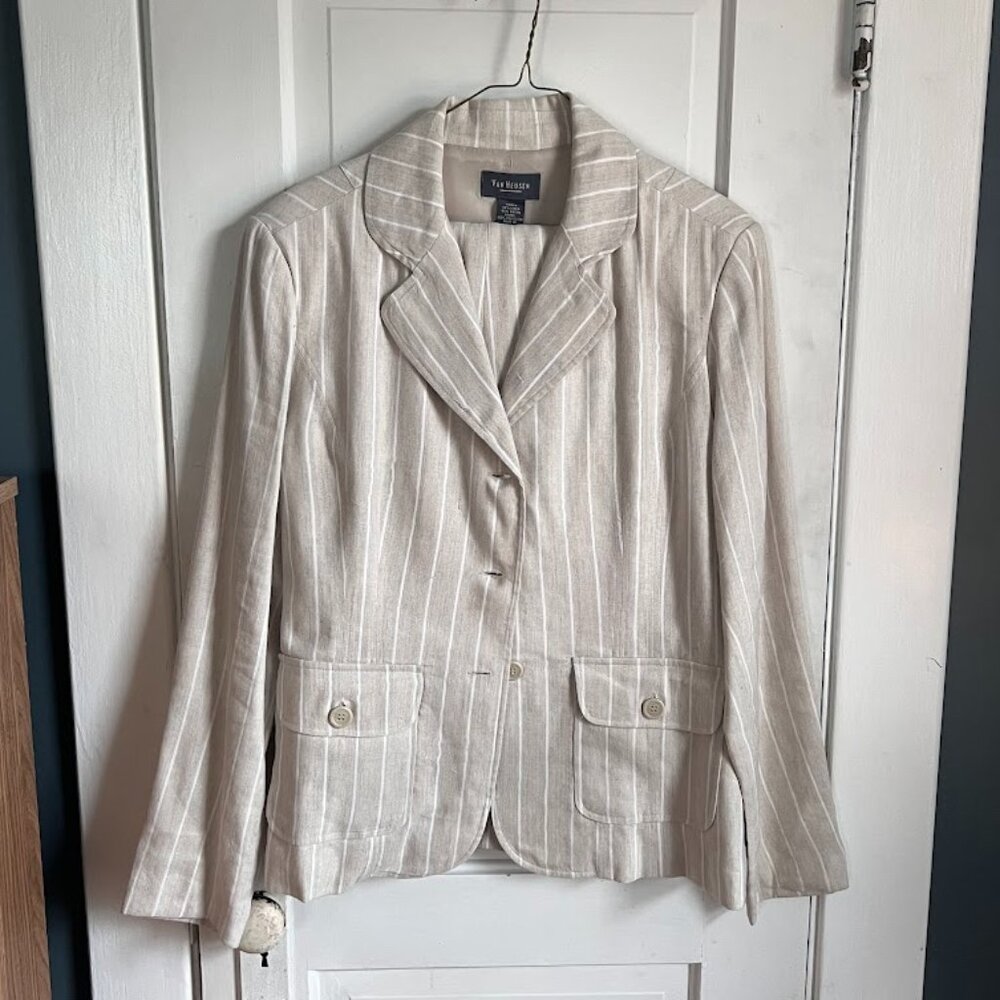 Vintage Van Heusen Linen Pantsuit